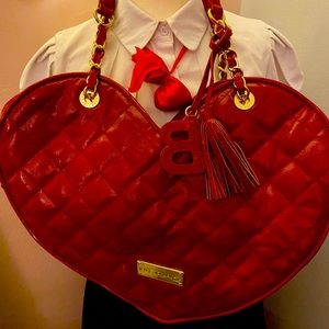 Heart shaped Beaty Johnson tote